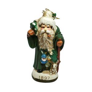 Vintage 1986 Christmas Reproductions Inc 1897 Santa Claus Ornament Made in Korea